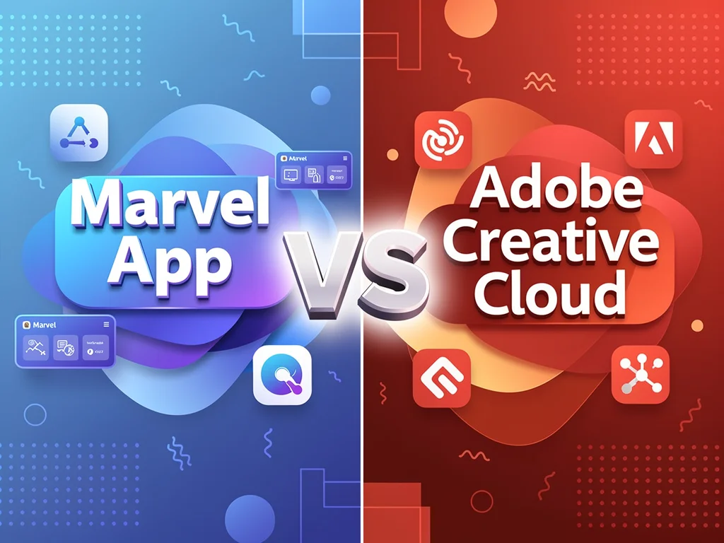 Marvel App vs Adobe Creative Cloud comparison (2026): Features, Costs & Verdict